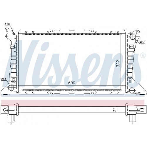 Ψυγείο Νερού FORD TRANSIT 1995 - 2000 ( EA_ ) 056406320