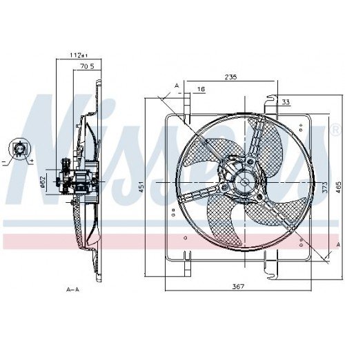 Βεντιλατέρ Νερού FORD KA 1997 - 2008 ( RB ) 057106440