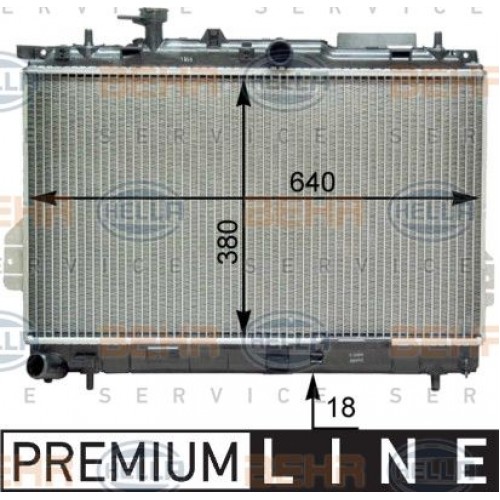 Ψυγείο Νερού HYUNDAI MATRIX 2001 - 2006 ( FC ) 057206300