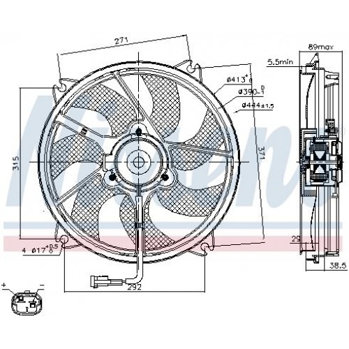 Βεντιλατέρ Νερού FIAT SCUDO 2007 - 059106440