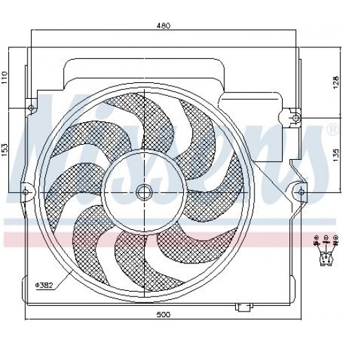 Βεντιλατέρ A/C BMW 3 Series 1995 - 2000 ( E36 F/L) 059306450