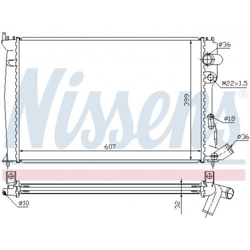 Ψυγείο Νερού CITROEN XSARA 1997 - 2000 059806330 Ψυγείο Νερού CITROEN XSARA 1997 - 2000 059806330