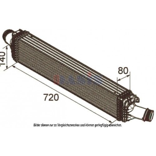 Ψυγείο Intercooler AUDI A5 2007 - 2011 ( 8T ) 060906210