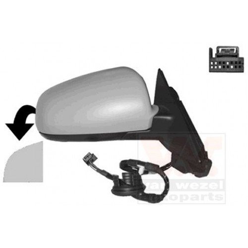 Καθρέπτης Ηλεκτρικός Θερμαινόμενος Ηλεκτρικά Ανακλινόμενος Βαφόμενος AUDI A3 2003 - 2005 ( 8P ) Δεξιά 062807591