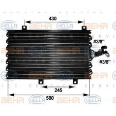 Ψυγείο A/C (Εξωτερικό) ALFA ROMEO 155 1992 - 1997 ( 167 ) 065206410