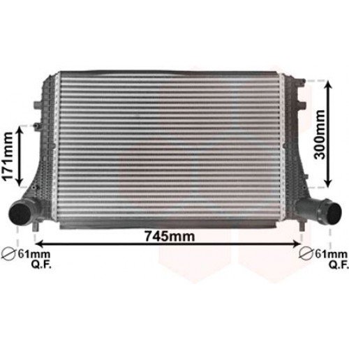 Ψυγείο Intercooler VW JETTA 2005 - 2011 ( 1K2 ) 065306230
