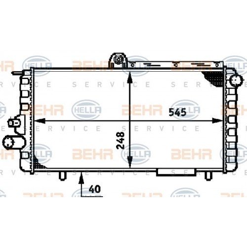 Ψυγείο Νερού ALFA ROMEO 33 1983 - 1989 ( 905 ) 065606300