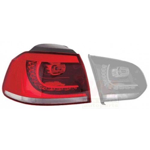 Φανάρι Πίσω Εξωτερικό VW GOLF 2008 - 2013 ( Mk6 ) Αριστερά 066005842