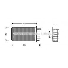 Ψυγείο Καλοριφέρ ALFA ROMEO 146 1995 - 1998 ( 930 ) 066806510