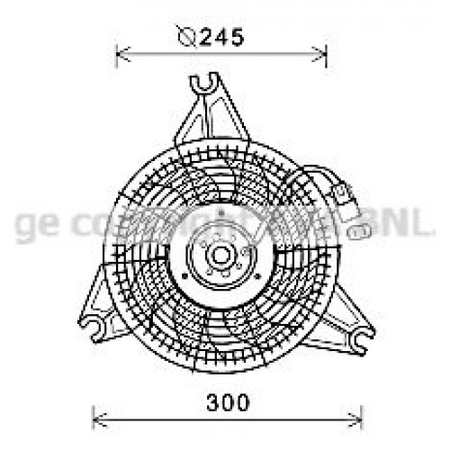 Βεντιλατέρ A/C HYUNDAI H-1 STAREX 1998 - 2001 067006460