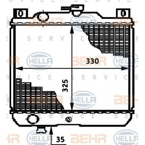 Ψυγείο Νερού SUZUKI SWIFT 1992 - 1996 ( SF ) 067706300