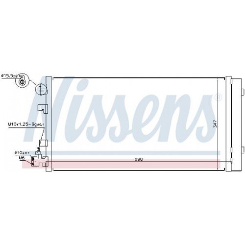 Ψυγείο A/C (Εξωτερικό) RENAULT MEGANE 2008 - 2012 068606400