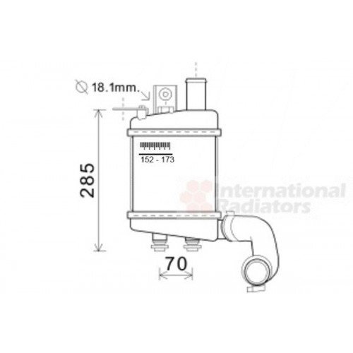 Ψυγείο Intercooler KIA PICANTO 2004 - 2008 ( BA ) 071306200