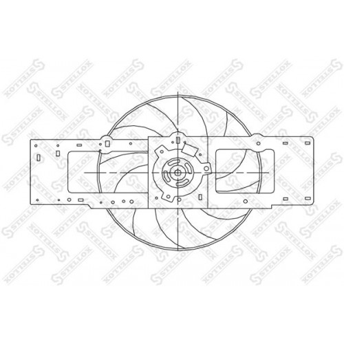 Βεντιλατέρ Νερού RENAULT CLIO 1994 - 1996 074906440 Βεντιλατέρ Νερού RENAULT CLIO 1994 - 1996 074906440