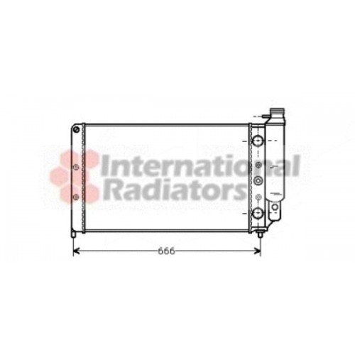 Ψυγείο Νερού RENAULT 21 1990 - 1995 075406300