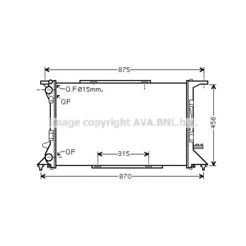 Ψυγείο Νερού AUDI A4 2008 - 2011 ( 8K ) 076706300