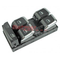 Διακόπτης Παραθύρου Χωρίς Πλαίσιο AUDI A4 2008 - 2011 ( 8K ) Εμπρός Αριστερά 076707174