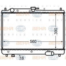 Ψυγείο Νερού MAZDA 323 1992 - 1995 ( BG ) 078306300