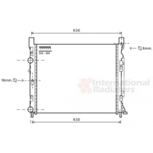 Ψυγείο Νερού RENAULT KANGOO 2009 - 2013 ( KW ) BE BOP 078406310