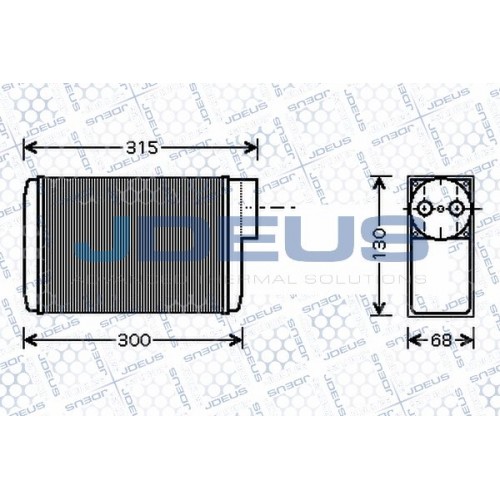 Ψυγείο Καλοριφέρ SKODA FAVORIT 1989 - 1994 ( 781 ) 078906500