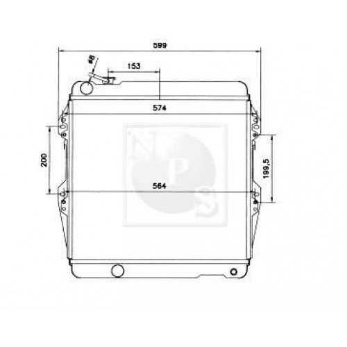 Ψυγείο Νερού TOYOTA HILUX 1994 - 1997 ( LN85 -110 ) 079806320