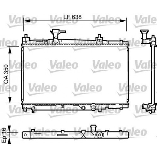 Ψυγείο Νερού TOYOTA YARIS VERSO 1999 - 2002 ( XP20 ) 081406350