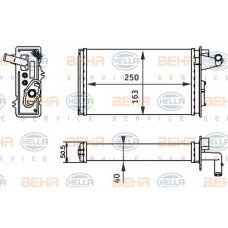 Ψυγείο Καλοριφέρ LANCIA DEDRA 1989 - 1994 ( 835 ) 081506500