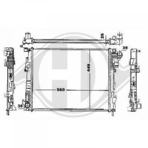 Ψυγείο Νερού NISSAN PRIMASTAR 2007 - ( X83 ) 081606320