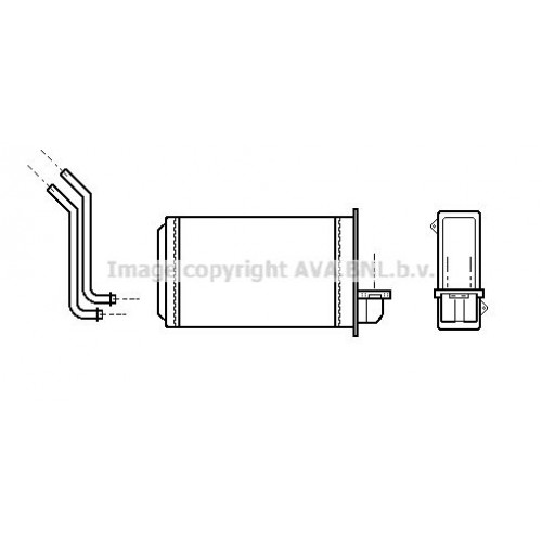 Ψυγείο Καλοριφέρ PEUGEOT 205 1983 - 1992 ( 741 ) 084206500 Ψυγείο Καλοριφέρ PEUGEOT 205 1983 - 1992 ( 741 ) 084206500