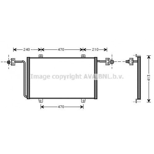 Ψυγείο A/C (Εξωτερικό) RENAULT MASTER 1998 - 2003 ( FD ) 084806420