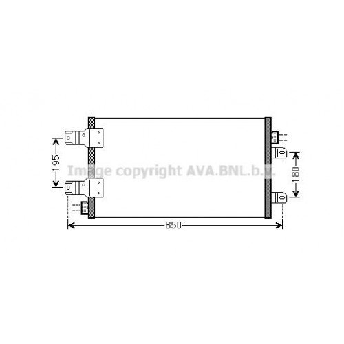 Ψυγείο A/C (Εξωτερικό) NISSAN INTERSTAR 2002 - 2009 085106410