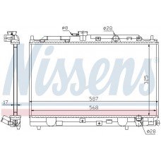 Ψυγείο Νερού HONDA CIVIC 1988 -1990 ( EC / D / E / F ) 085906300