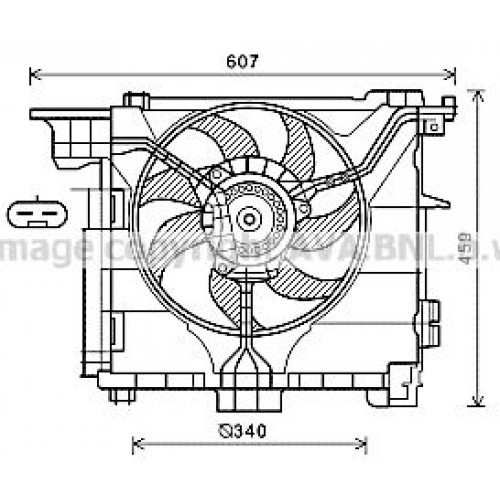 Βεντιλατέρ Νερού SMART FORTWO 2007 - 2012 ( 451 ) 086506440