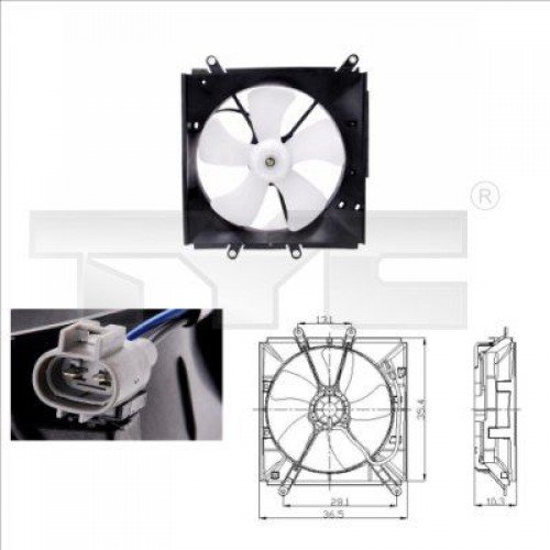 Βεντιλατέρ Νερού TOYOTA COROLLA 1992 - 1997 ( AE100 ) 088706440 Βεντιλατέρ Νερού TOYOTA COROLLA 1992 - 1997 ( AE100 ) 088706440