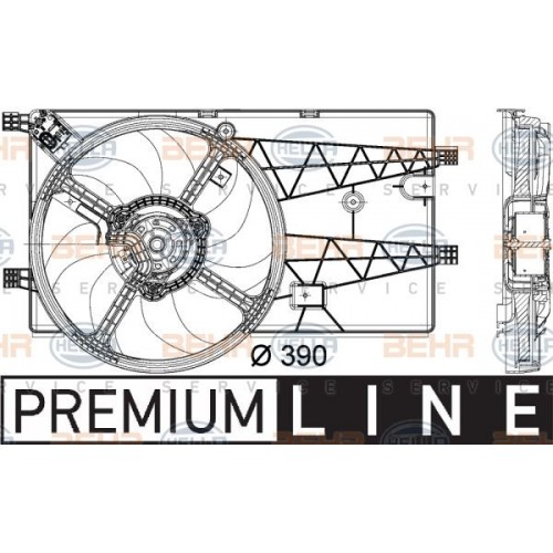Βεντιλατέρ Νερού FIAT FIORINO 2008 - 2015 094906450