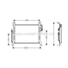 Ψυγείο A/C (Εξωτερικό) MAZDA B-Series 1986 - 1994 (UF) 095406400