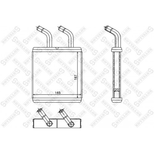 Ψυγείο Καλοριφέρ KIA RIO 2002 - 2005 ( DC ) 096406500