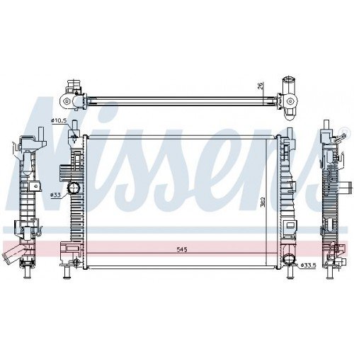 Ψυγείο Νερού MAZDA 3 2009 - 2014 ( BL ) 096706330