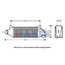 Ψυγείο Intercooler FORD TRANSIT 2000 - 2006 ( FA_ _ ) 097306200
