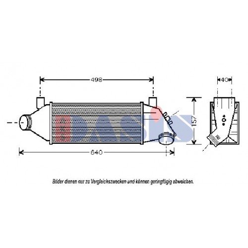 Ψυγείο Intercooler FORD TRANSIT 2000 - 2006 ( FA_ _ ) 097306200