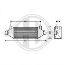 Ψυγείο Intercooler FORD TRANSIT 2000 - 2006 ( FA_ _ ) 097306220