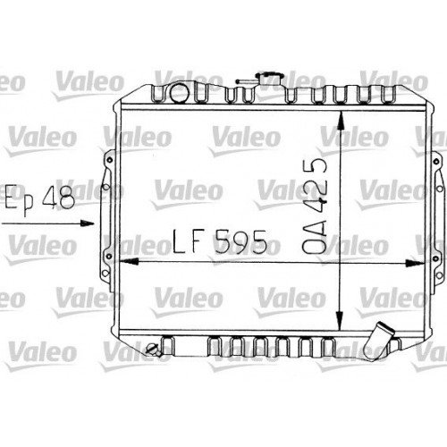 Ψυγείο Νερού MITSUBISHI PAJERO 1983 - 1991 ( L040 ) 097706300