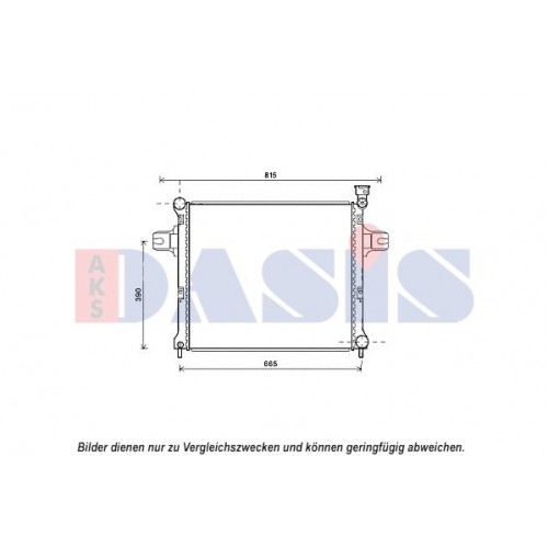 Ψυγείο Νερού JEEP GRAND CHEROKEE 2008 - 2011 ( WK, WH ) 097806300