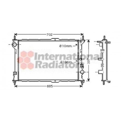 Ψυγείο Νερού FORD TRANSIT CONNECT TOURNEO 2002 - 2006 098306310