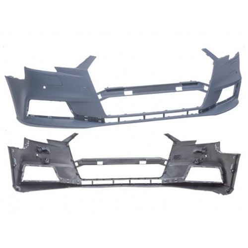 Προφυλακτήρας Βαφόμενος Με ParkTronic Με πιτσιλιστήρια AUDI A3 2016 - ( 8V )( F/L ) Εμπρός 132203635