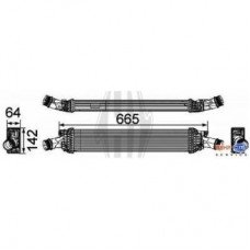 Ψυγείο Intercooler AUDI A6 2014 - ( 4G )( F/L ) 128106200