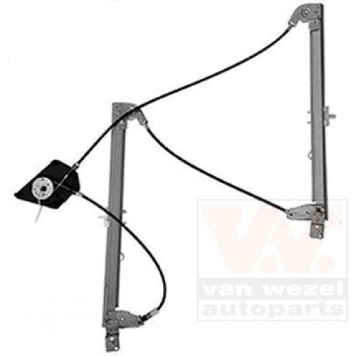 Γρύλος Παραθύρου Ηλεκτρικός Χωρίς Μοτέρ AUDI A3 2016 - ( 8V )( F/L ) Εμπρός Δεξιά 132307041