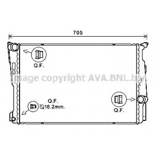 Ψυγείο Νερού BMW X3 2012 - 2014 ( F25 ) 153006300 Ψυγείο Νερού BMW X3 2012 - 2014 ( F25 ) 153006300