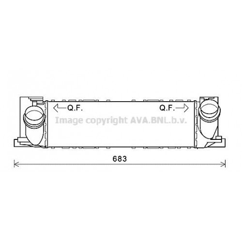 Ψυγείο Intercooler BMW 3 Series 2014 - ( F30/31/34 )( F/L ) 154306220