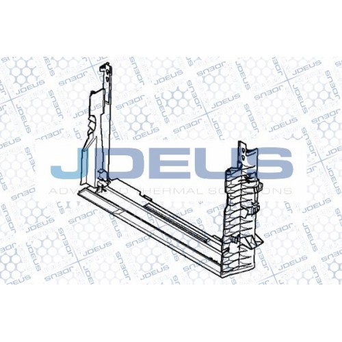 Βάση Ψυγείου Πλαστική BMW 6 Series 2003 - 2007 Εμπρός Κάτω 155000205